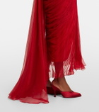 Maria Lucia Hohan Rio draped silk muslin gown