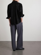James Perse - Suede Shirt - Black