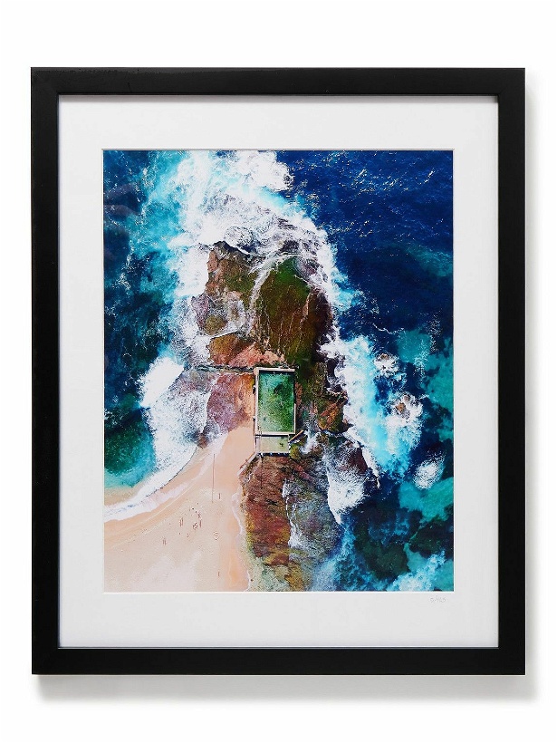 Photo: Sonic Editions - Framed 2019 Mona Vale Rockpool Print, 16&quot; x 20&quot;