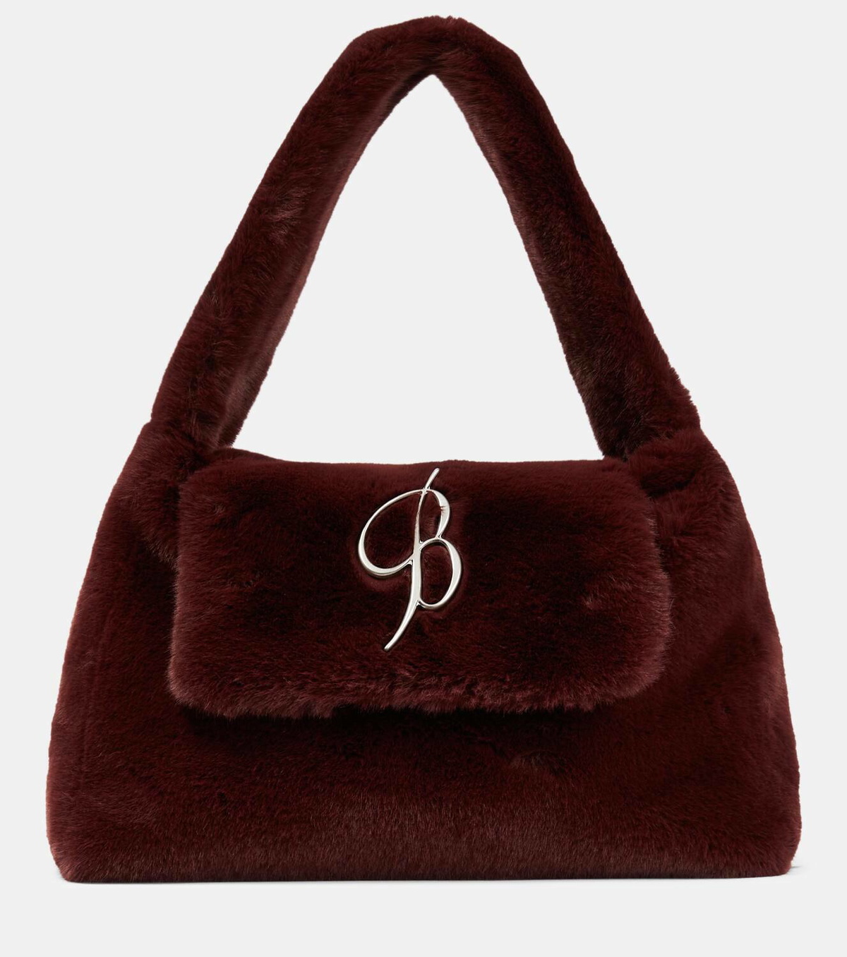 Blumarine Faux fur tote bag