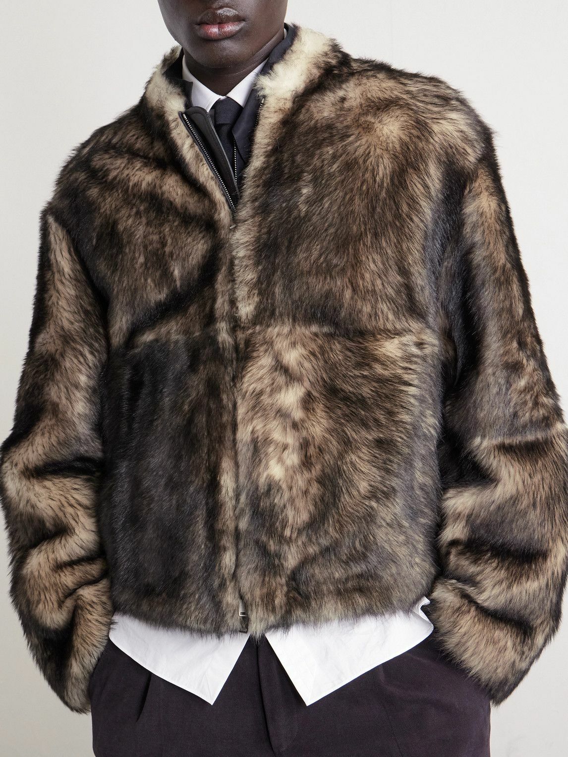 Jil Sander - Shearling Blouson Jacket - Brown Jil Sander