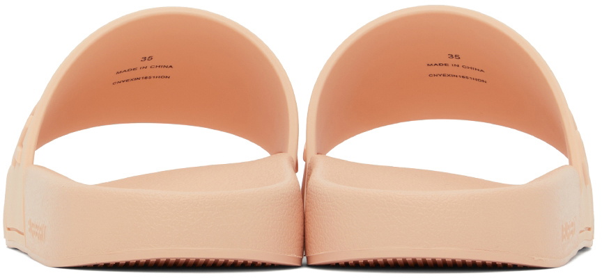 Burberry Pink Furley Slides Burberry