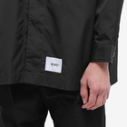 WTAPS Men's Huey Poplin Shirt in Black