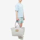 Acne Studios Men's Post Ripstop Suede Tote in Cold Beige/Lilac Purple