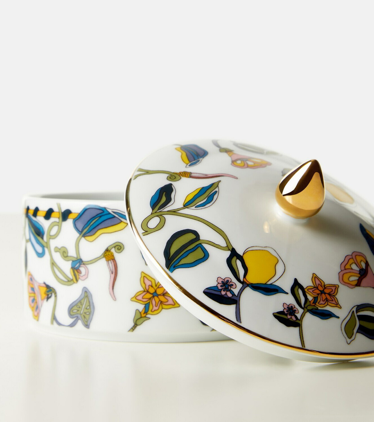 La DoubleJ Borboni White porcelain container