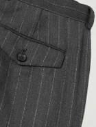 Paul Smith - Straight-Leg Pinstriped Wool Trousers - Gray