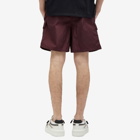 Valentino Men's Icon Logo Swim Shorts in Bordeux