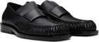 Jil Sander Black Square Toe Loafers