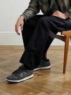 Nike - Dunk Low PRM Suede and Full-Grain Leather Sneakers - Black
