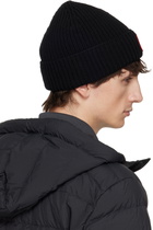 Canada Goose Black Rib Beanie