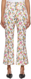 Sportmax Pink Printed Trousers