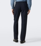 Kiton Cotton and cashmere chinos