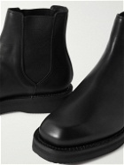 Auralee - Leather Chelsea Boots - Black