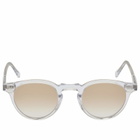 Monokel Forest Sunglasses in Crystal/Brown Gradient 