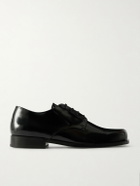 AMI PARIS - Polished-Leather Derby Shoes - Black