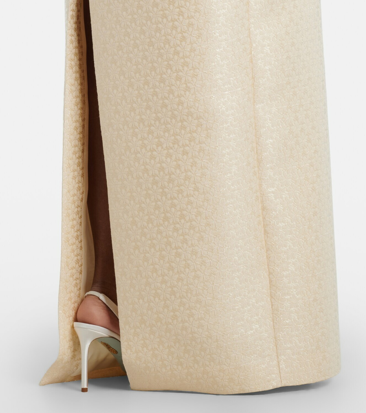 Markarian Bridal Yolanda brocade off-shoulder gown