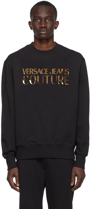 Photo: Versace Jeans Couture Black Logo Sweatshirt
