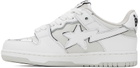 BAPE White Sk8 STA #3 L Sneakers