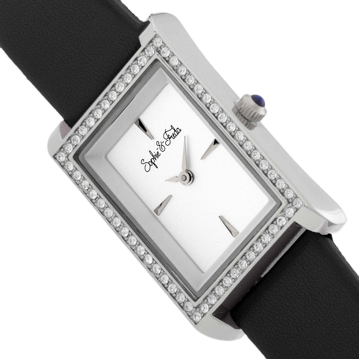 Sophie And Freda Wilmington Quartz Crystal Silver Dial Ladies Watch SF5604