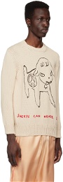 Stella McCartney Beige 'Sheep Can Never Sleep' Sweater