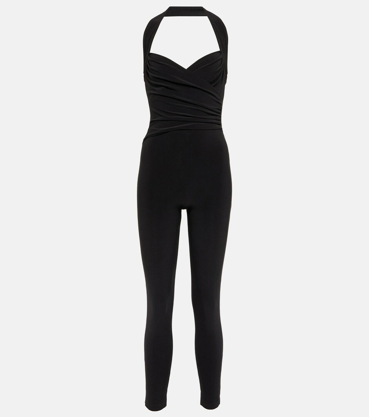 【Norma Kamali】 Caylaベルベット catsuit Norma Kamali Cayla velvet catsuit Norma Kamali