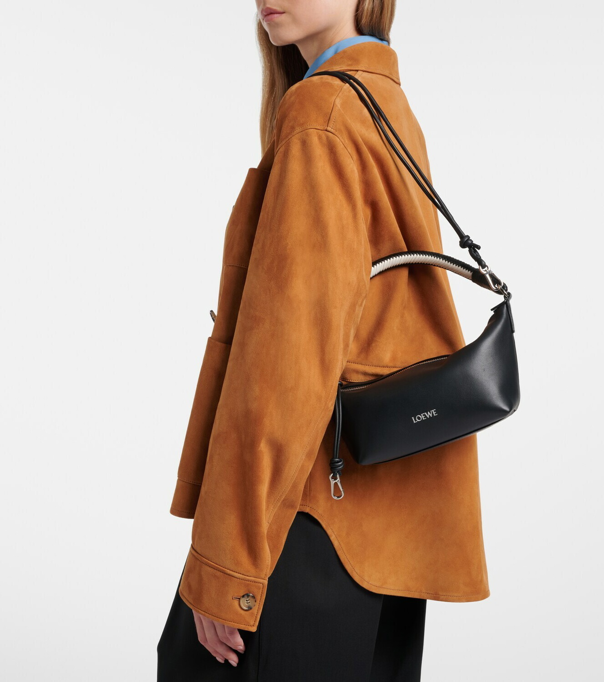 Loewe Cala Small leather top-handle bag
