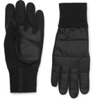 Cafe du Cycliste - Panelled Shell and Faux Leather Gloves - Black