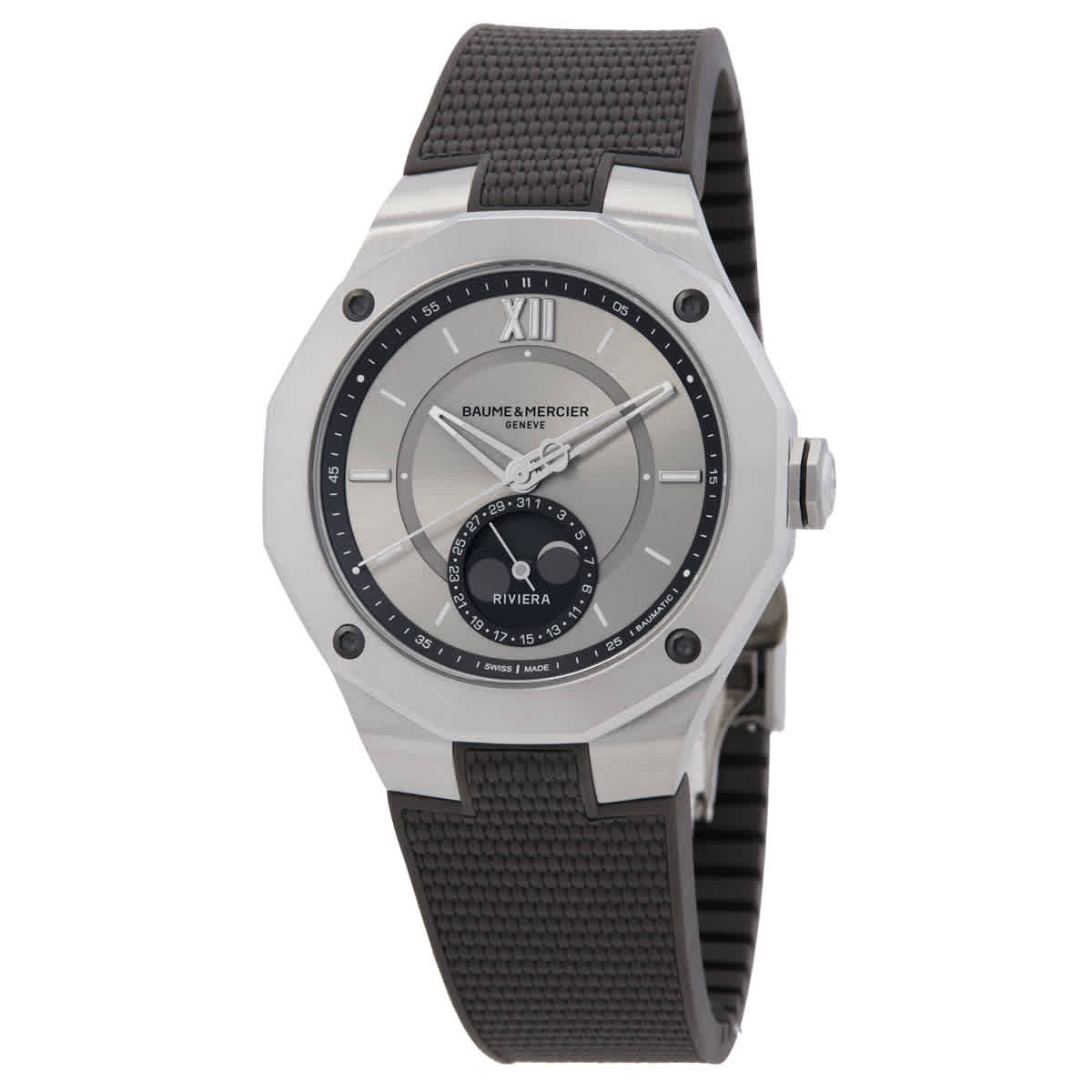 Baume et Mercier Riviera Automatic Silver Dial Mens Watch M0A10681