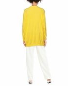 Manila Grace Womens Cardigan in Yellow