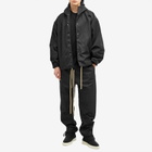 Fear of God ESSENTIALS Men's Textured Nylon Trackpant in Black