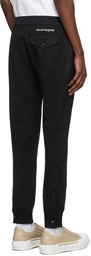 Alexander McQueen Black French Terry Lounge Pants