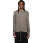 Rick Owens Gray Tower Short Crewneck LS T-shirt