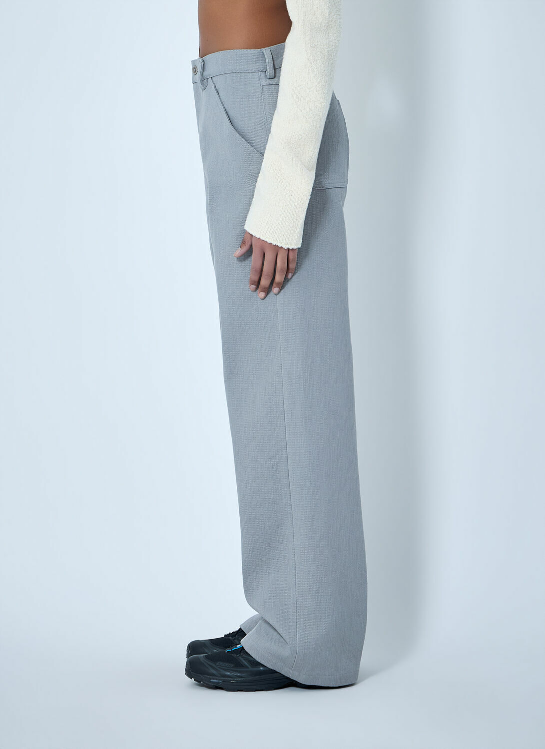 RIER Wide-Leg Tailored Trousers