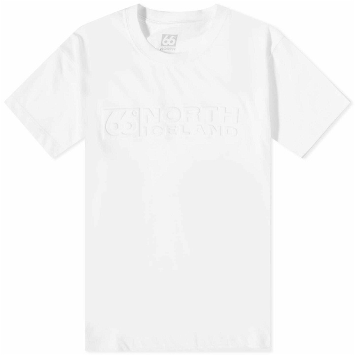 Photo: 66° North Men's Blaer 66°N Chest Logo T-Shirt in White