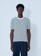Prada Striped Crewneck T-Shirt