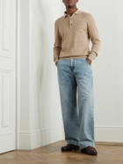 Barena - Pevaron Ribbed Linen and Cotton-Blend Polo Shirt - Neutrals
