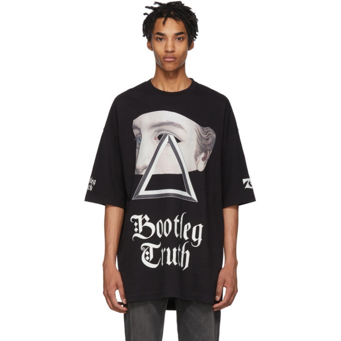 Photo: Undercover Black Bootleg Truth Graphic T-Shirt