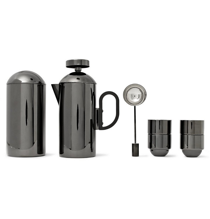 Photo: Tom Dixon - Brew Coated Stainless Steel Cafetiere Set - Men - Black