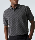 Gucci GG cotton piqué jacquard polo shirt