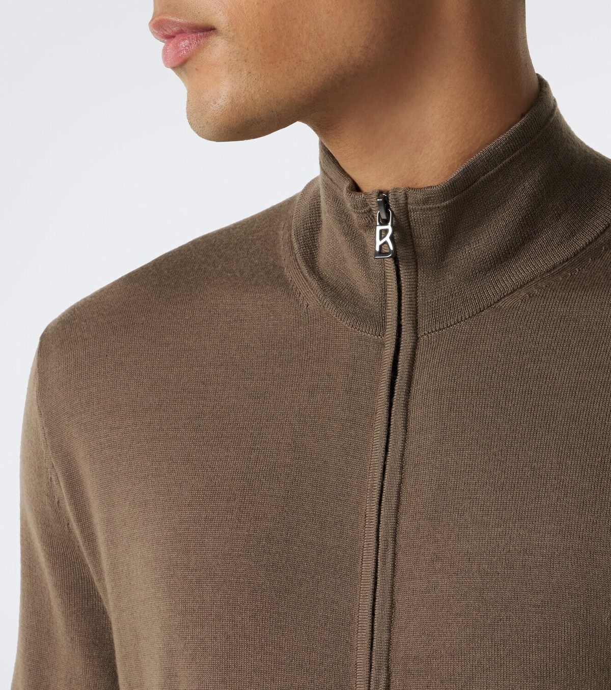 Bogner Oscar virgin wool zip-up cardigan