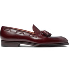 George Cleverley - Adrian Burnished-Leather Loafers - Men - Burgundy