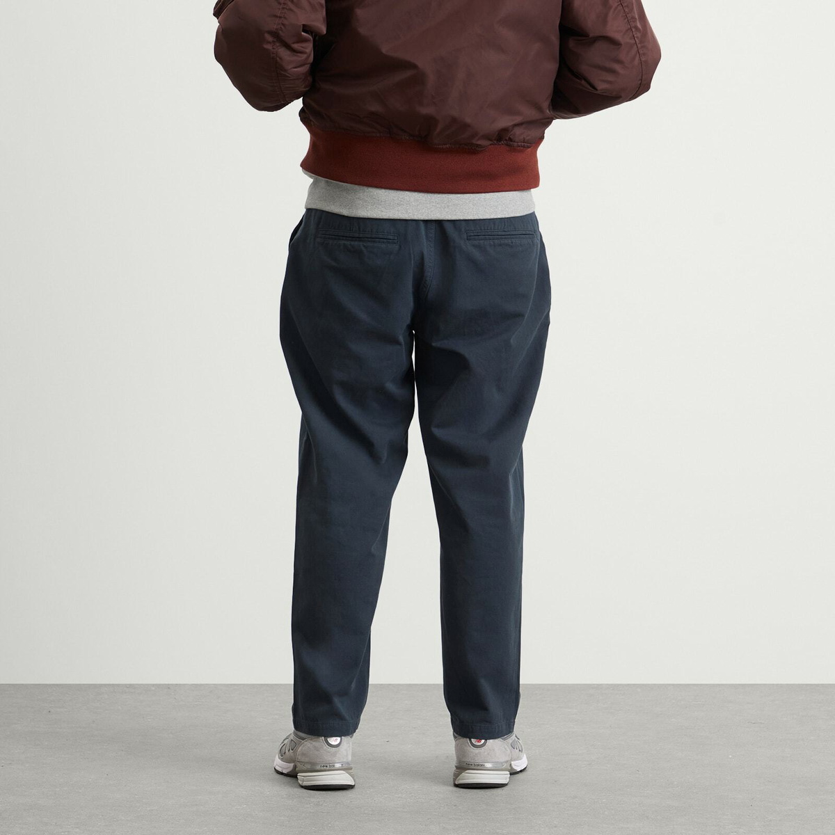 FrizmWORKS Men's OG Haworth One Tuck Trousers in Navy