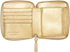 COMME des GARÇONS WALLETS Gold Zip Wallet