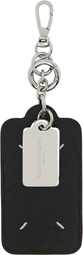 Maison Margiela Black Double Tag Keychain