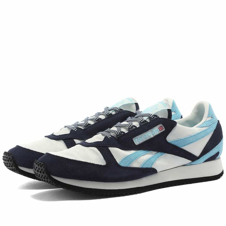 Photo: Reebok Men's Victory G Sneakers in Navy/Chalk/Blue