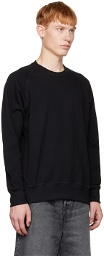 Bather Black Raglan Sleeve Sweatshirt