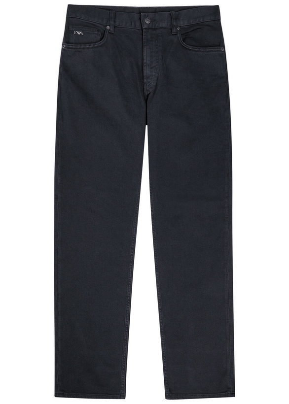 Photo: Emporio Armani J76 Straight-leg Jeans Black