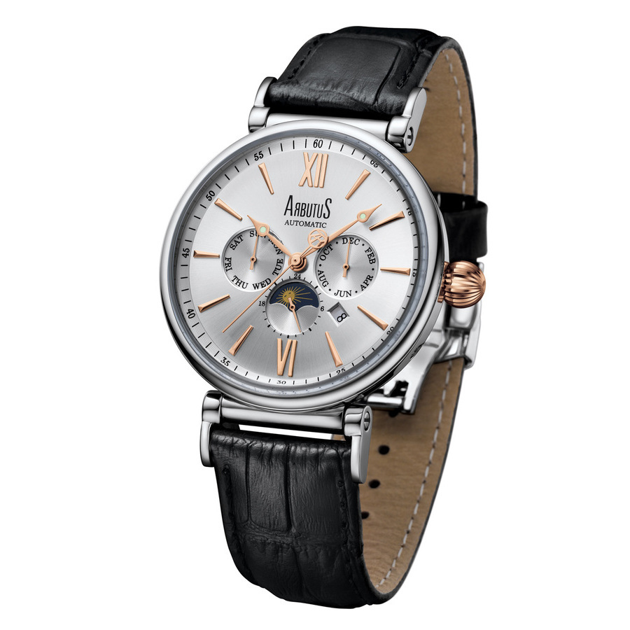Arbutus 5th Ave Automatic Silver Dial Mens Watch AR1710SWB