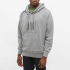 AMI Men's Paris Popover Hoody in HthrGry