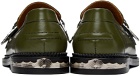 Toga Virilis SSENSE Exclusive Green Polished Loafers